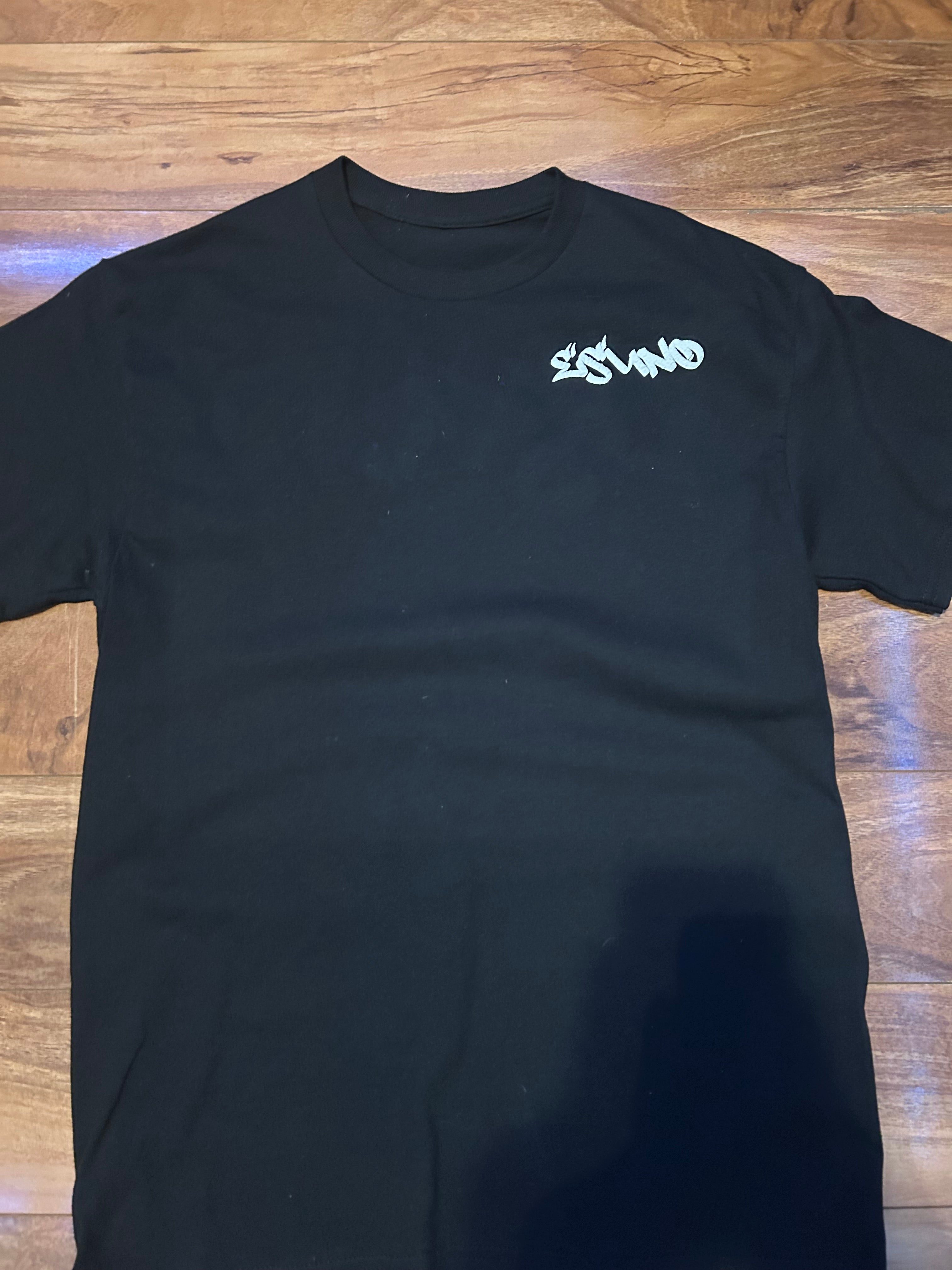 Esuno puff T-shirt white and black T￼